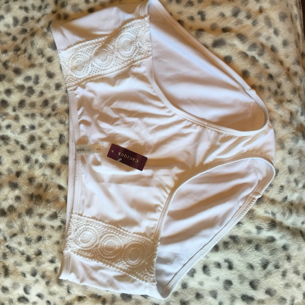 Cacique White bathing suit bottom brand new with tags!